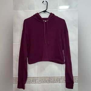 NWOT | Cropped Purple Hoodie | H&M | Girls (Juniors)
